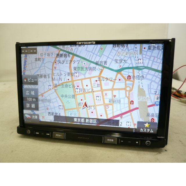中古】 8V型 2025年版 カロッツェリア AVIC-RL09 メモリーナビ 地デジ 