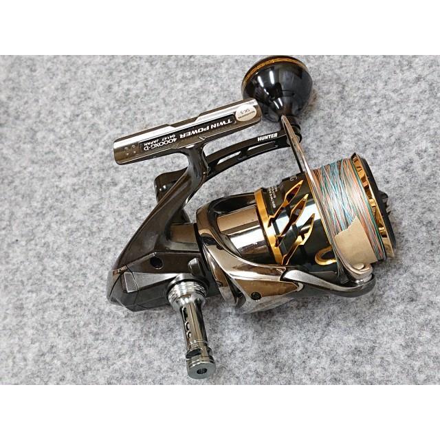 SHIMANO - ΣΣSHIMANO シマノ TWIN POWER 21ツインパワー 4000XG 箱有り スピニングリール 目立った傷や汚れなし シマノ（SHIMANO） @【中古】 21 ツインパワー 4000XG スピニングリ