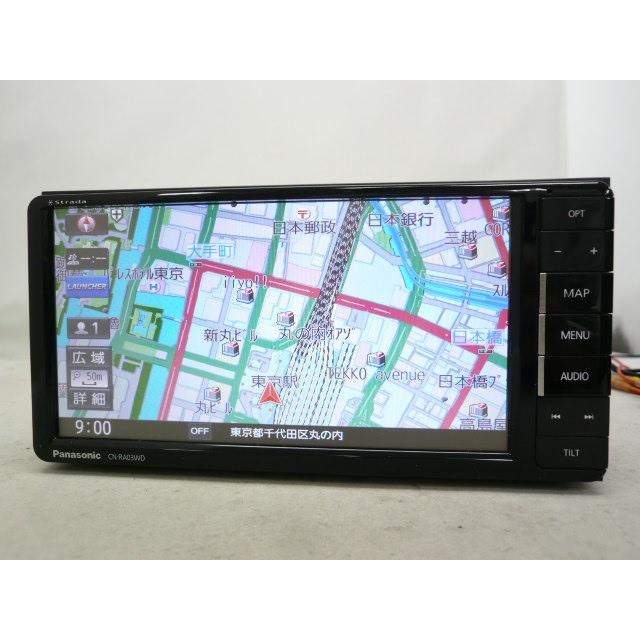 中古】 2026年版 パナソニック ストラーダ CN-RA03WD メモリーナビ 地