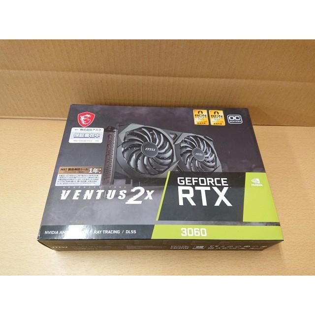 中古】 【中古】 MSI GeForce RTX 3060 VENTUS 2X OC グラフィック