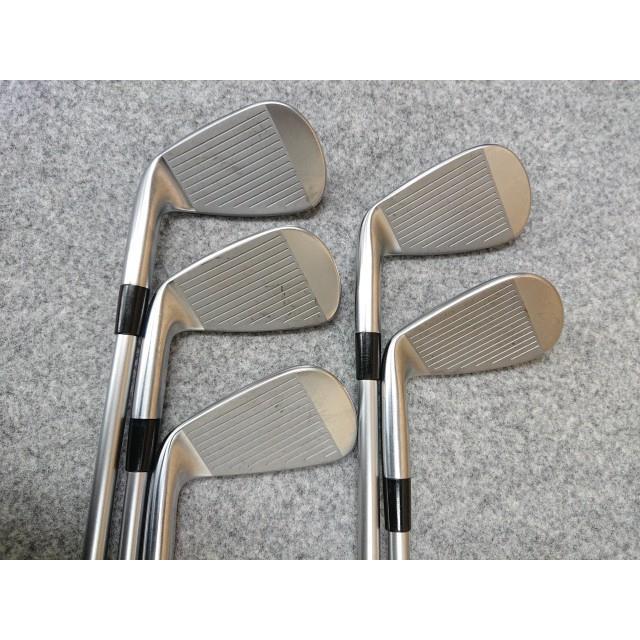 @【中古】 養老特注 ミズノ JPX923 FORGED #7-PW GW 5本 アイアンセット PLATINUM MFUSION i48 カーボン (R)の画像