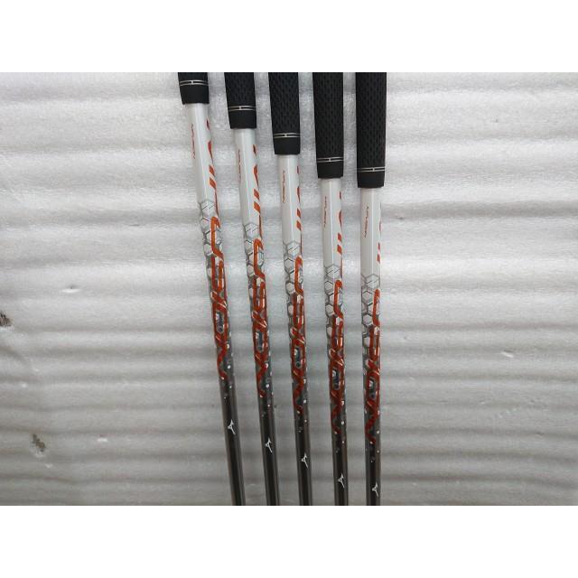 @【中古】 養老特注 ミズノ JPX923 FORGED #7-PW GW 5本 アイアンセット PLATINUM MFUSION i48 カーボン (R)の画像