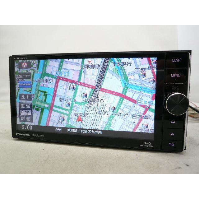 中古】 2026年版 パナソニック ストラーダ CN-RX03WD メモリーナビ 地