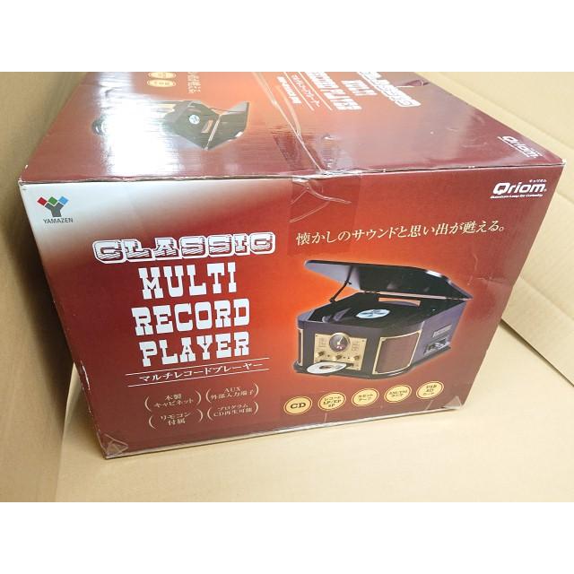 YAMAZEN MRP-M100CR(DB)レコードプレーヤー 未使用・未開封品 2026年 
