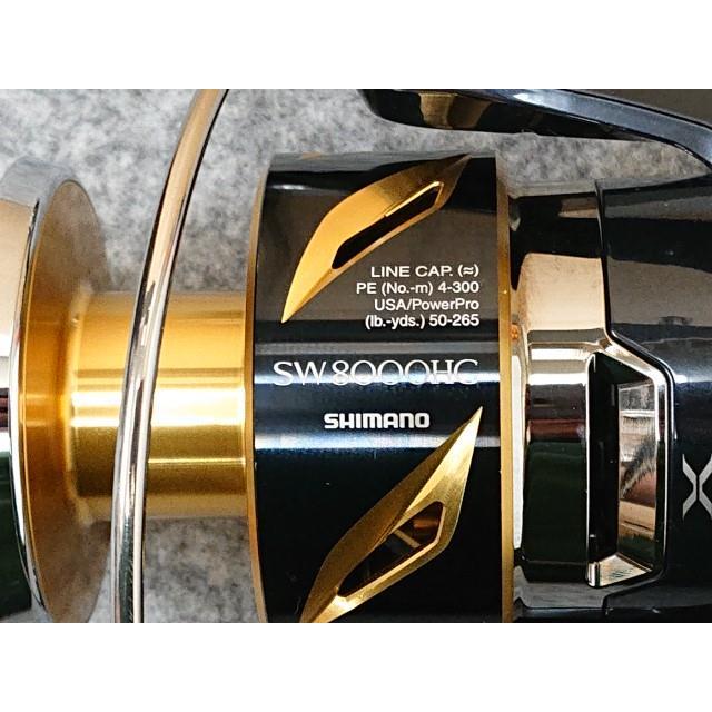 シマノ - @【中古】 19 中心柱SW 8000HG スピニングリ−ル STELLA
