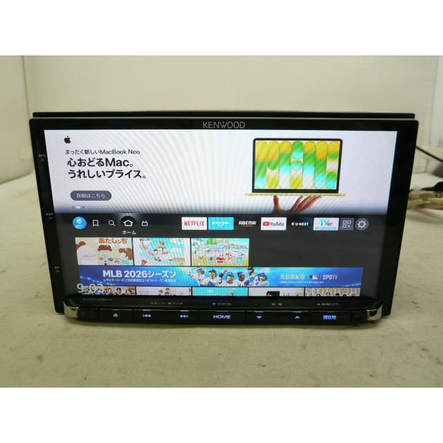 中古】 訳あり Apple CarPlay 2024年春 ケンウッド MDV-Z904 メモリー
