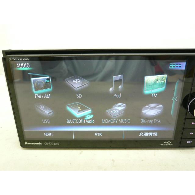 中古】 2026年版 パナソニック ストラーダ CN-RX03WD メモリーナビ 地