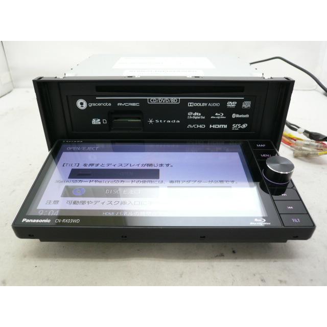 中古】 2026年版 パナソニック ストラーダ CN-RX03WD メモリーナビ 地