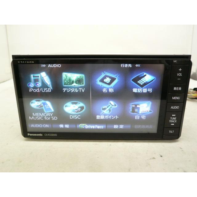 中古】 パナソニック ストラーダ CN-R330WD メモリーナビ 地デジ