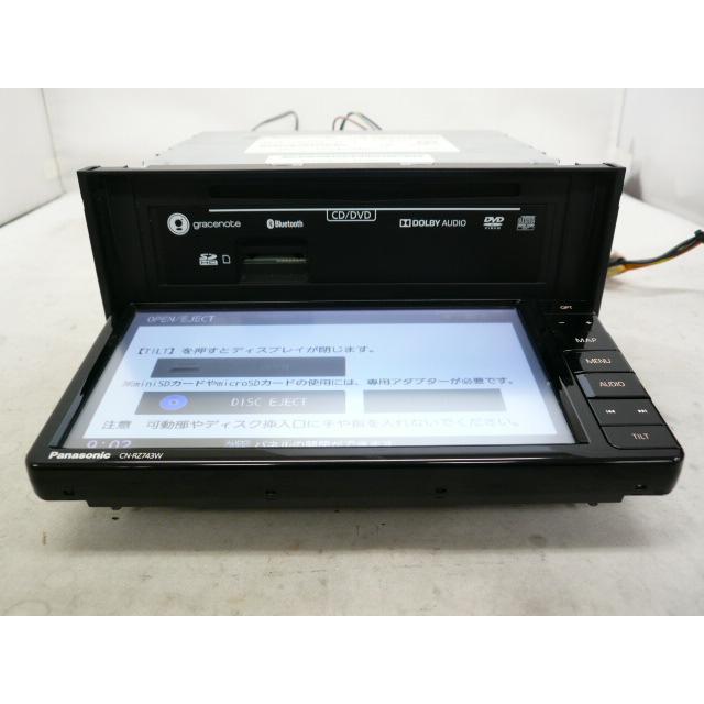 中古】 スズキ純正 CN-RZ743WZA メモリーナビ 地デジ/フルセグDVD/CD