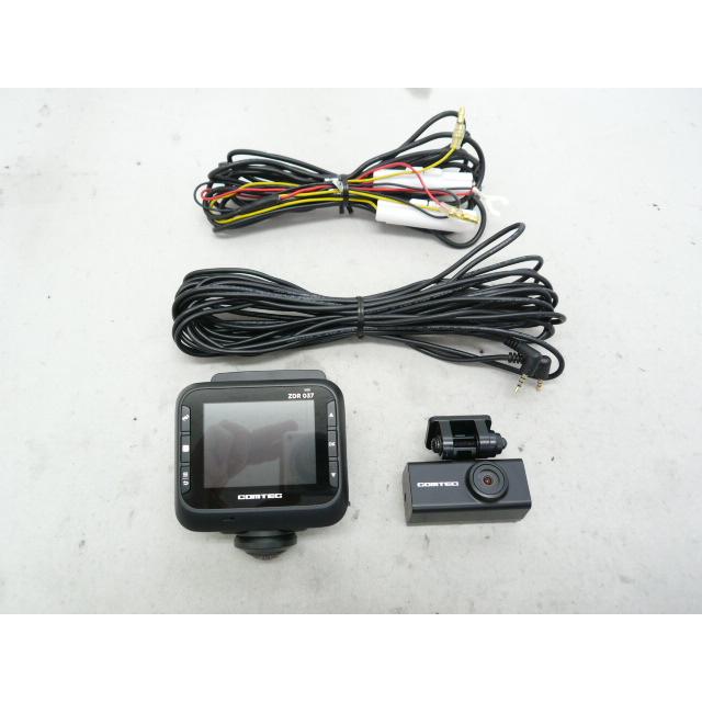 中古】 コムテック ZDR037 360°カメラ＋リヤカメラ 全方位ドライブ