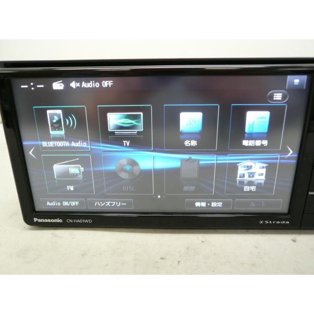 中古】 パナソニック ストラーダ CN-HA01WD メモリーナビ 地デジ