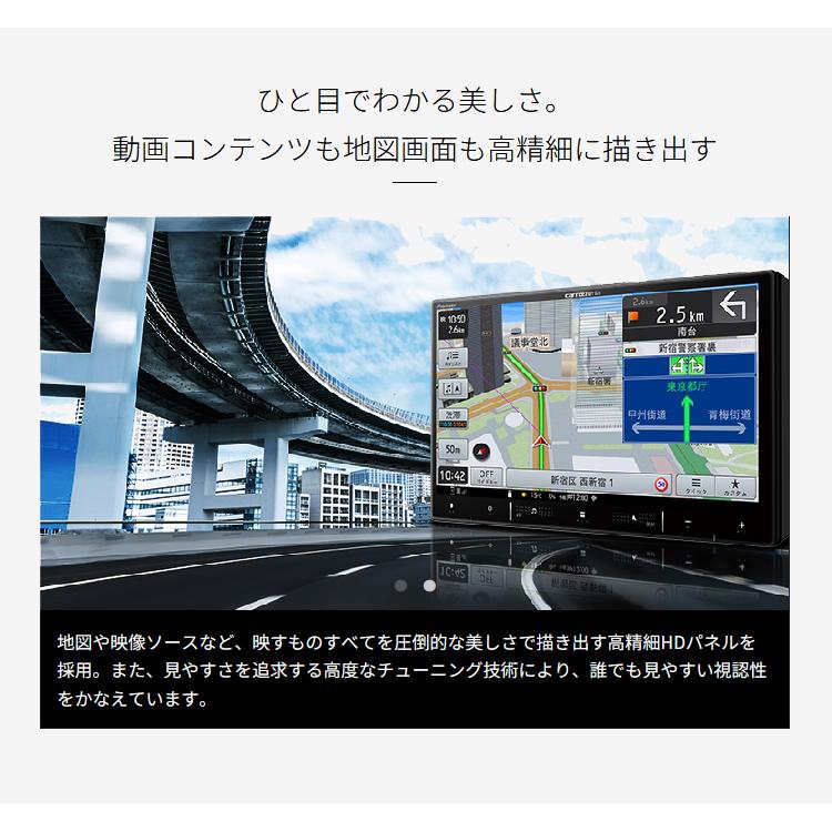 楽ナビ @【未使用品】 カロッツェリア AVIC-RW821-D カーナビ 7V型