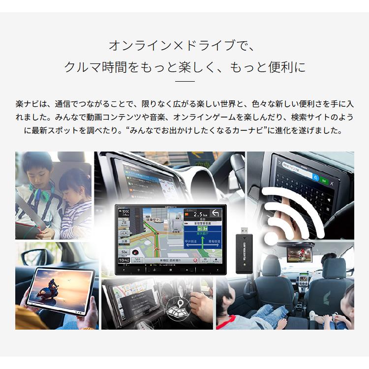 楽ナビ @【未使用品】 カロッツェリア AVIC-RW821-D カーナビ 7V型