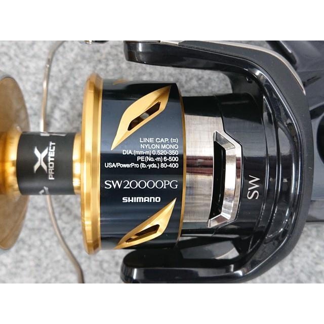 て*ね様 【中古、セット】SHIMANO STELLA SW20000PG、ルア シマノ（SHIMANO） @【未使用品】 20 ステラSW 20000PG スピニングリ