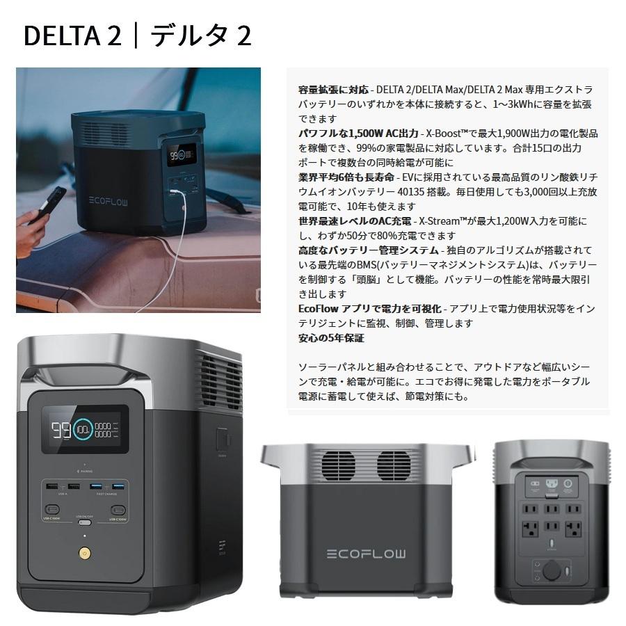 EcoFlow DELTA 2 ポータブル電源 ZMR330-JP エコフロー デルタ2