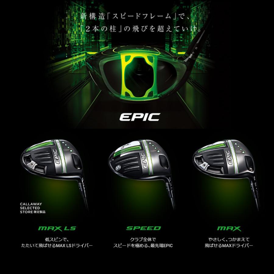 セレクトストア限定 日本仕様 キャロウェイ EPIC MAX LS エピック マックスLS ドライバー 純正カーボン TENSEI 55 for Callaway フレックス：S｜easy-style2007｜06