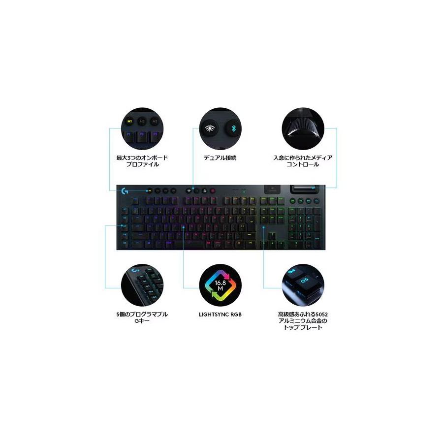 ロジクールG 【ロジクール】 G913-CK クリッキー G913 LIGHTSPEED