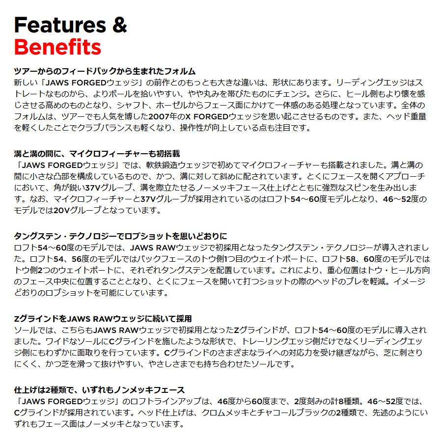 日本仕様 キャロウェイ 2023 JAWS FORGED クロム ウェッジ N.S.PRO 950GH neo スチール | Callaway | 02
