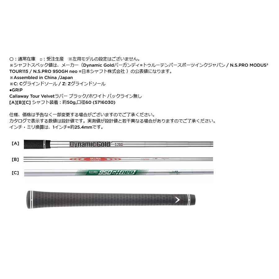 日本仕様 キャロウェイ 2023 JAWS FORGED クロム ウェッジ N.S.PRO 950GH neo スチール | Callaway | 04