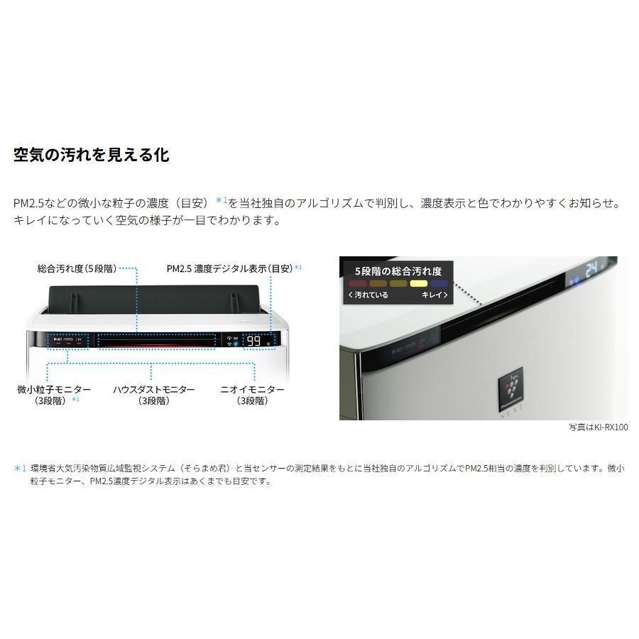 SHARP（シャープ） 加湿空気清浄機 KI-RX75 プラズマクラスターNEXT