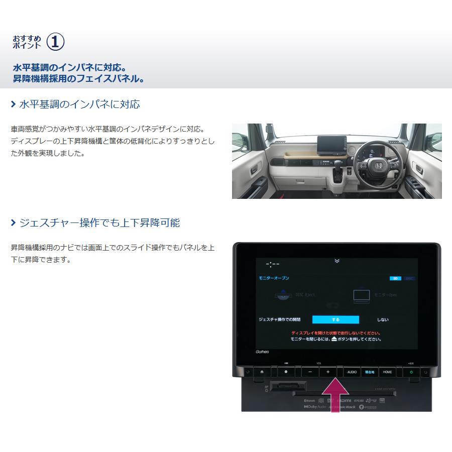 N-BOX カーナビ純正品 ホンダ Gathers LXU-242NBi カーナビ N-BOX専用