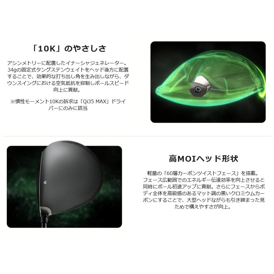 TaylorMade（テーラーメイド） 日本仕様 Qi35 MAX マックス ドライバー