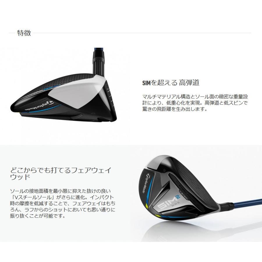 TaylorMade 日本仕様 テーラーメイド SIM2 MAX シム2 マックス TaylorMade 日本仕様 テーラーメイド SIM2 MAX シム2 マックス