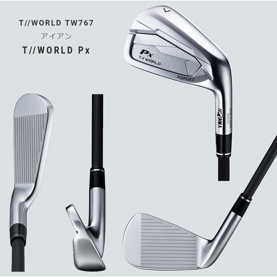日本仕様 ホンマ T//WORLD TW767シリーズ ツアーワールド Px アイアン・ウェッジ 単品販売 純正カーボン VIZARD EZ-Cの画像