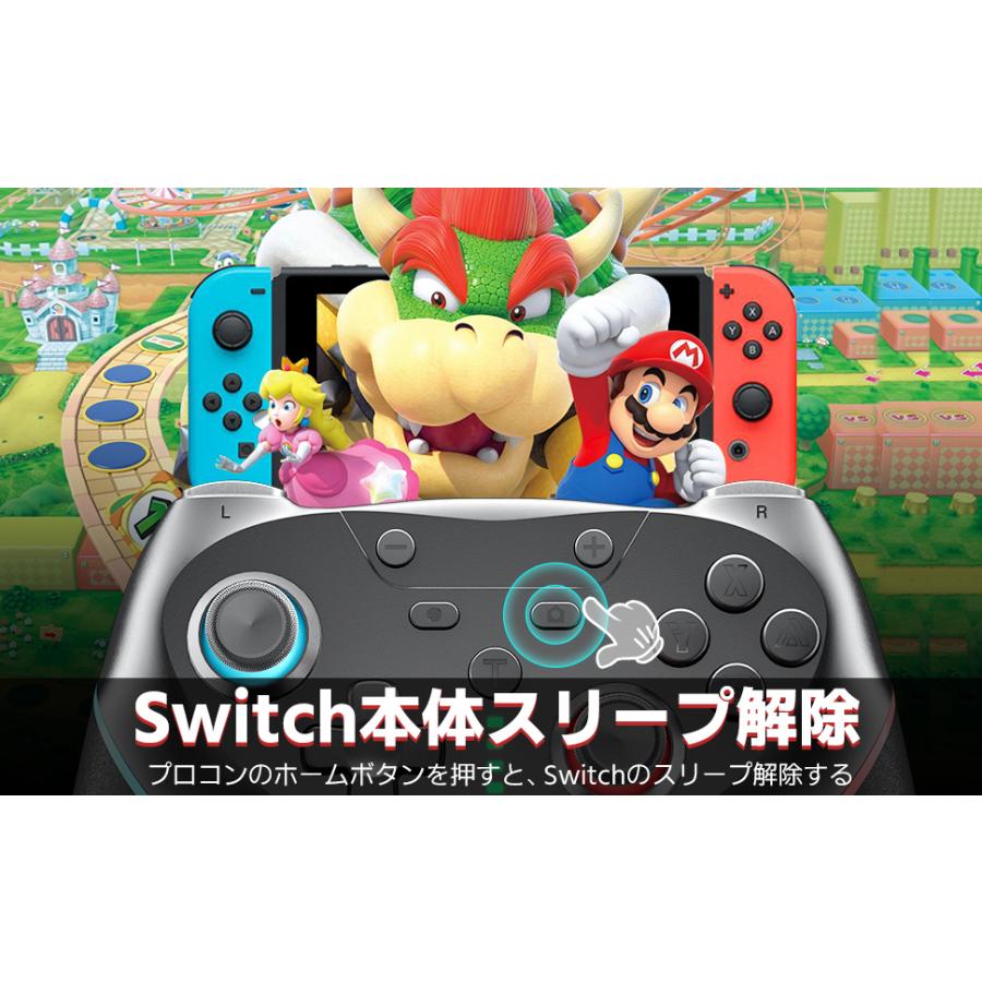 Switch コントローラー プロコントローラー 1000mAh大容量