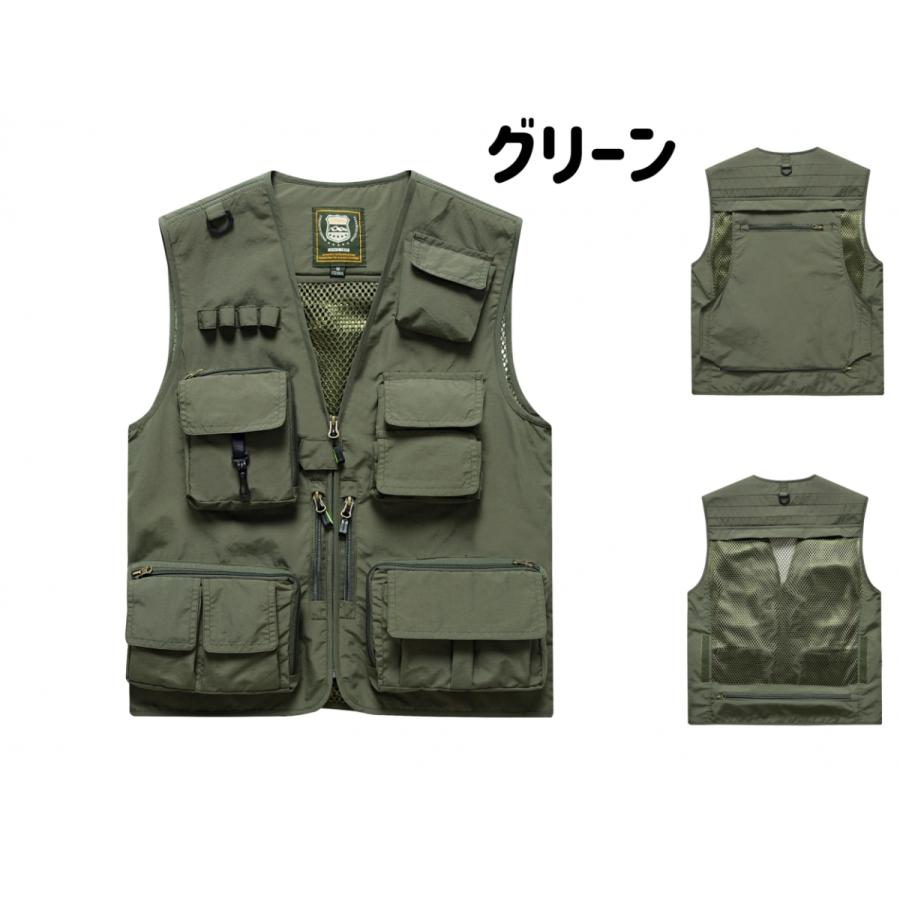 メッシュベスト メンズ フィッシングベスト 軽量 アウトドア メッシュベスト メンズ フィッシングベスト 軽量 アウトドア