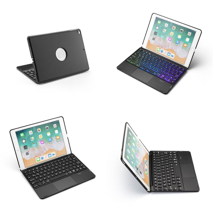最終値下げ Ipad 9 7 第5 6世代 Air1 Pro 9 7 Air2用 タッチパッドキーボードカバー バックライトワイヤレス Bluetoothキーボード リチウムバッテリー内蔵 楽天 Www Shandilyaz Com