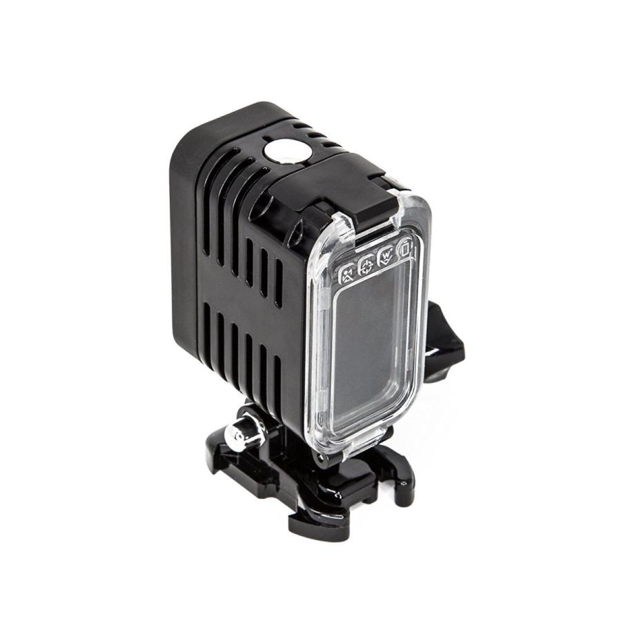 GoPro HEROシリーズ アクションカメラ 対応 防水ダイビングライト 高電源LEDライト水中ライト 防水高輝度300LM LEDライト 防水30m  ダイビングライト｜easyer5689｜04