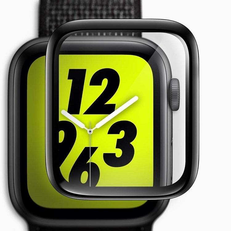 アップルウォッチ  Apple Watch 全シリーズ 選択可  3Dガラスフィルム  液晶画面全面保護タイプ 硬度9H 耐衝撃 撥油性 超耐久 耐指紋｜easyer5689｜02