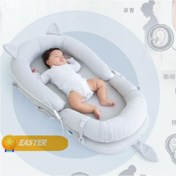 ベビーベッド 白 折り畳み ベッドインベッド 携帯型 添い寝 出産