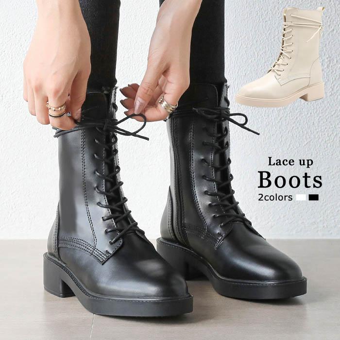 卒業式 袴ブーツ 太ヒール 編み上げブーツ 大きいサイズ レースアップブーツ レディース ミドルブーツ 女性 着物 和装 袴用ブーツ 厚底 ブーツ ローヒール 歩き 卒業式 袴ブーツ 太ヒール 編み上げブーツ 大きいサイズ レースアップ