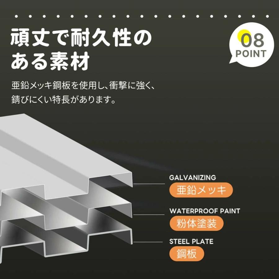 【一部即納】【1年間品質保証】物置 屋外 スチール 倉庫 大型 窓付き 床材補強フレーム付き 戸外収納庫 幅290 奥行き232 高195 施錠可能 換気口 物置き 収納庫の画像