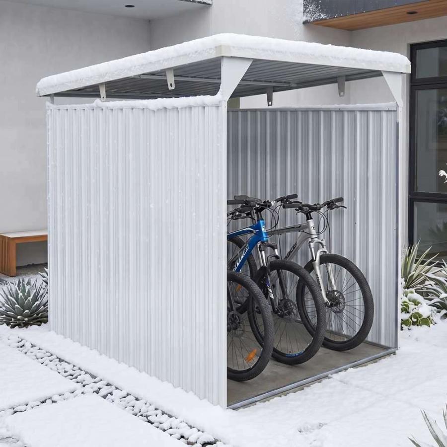 新品特価】【365日間品質保証】サイクルポート バイクガレージ 物置