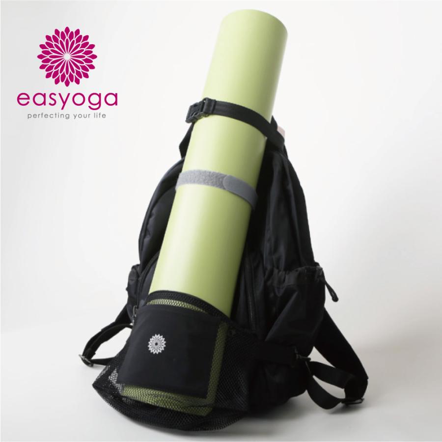 円 今季ブランド イージーヨガ キャリーフォワードバックパック ブラック Easyoga ヨガバッグ マットバッグ ナイロン 撥水性 ユニセックス Pc収納 軽量 おしゃれ