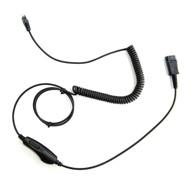 事務・店舗用品 plantronics NEC多機能用ヘッドセット接続コード 5個