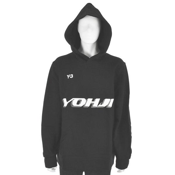 ワイ・スリー メンズ パーカー Y-3  HT4732 U GRAPHIC HOODIE  BLACK  100% CO サイズ：L  比較対照価格42,900 円｜easywarp｜02