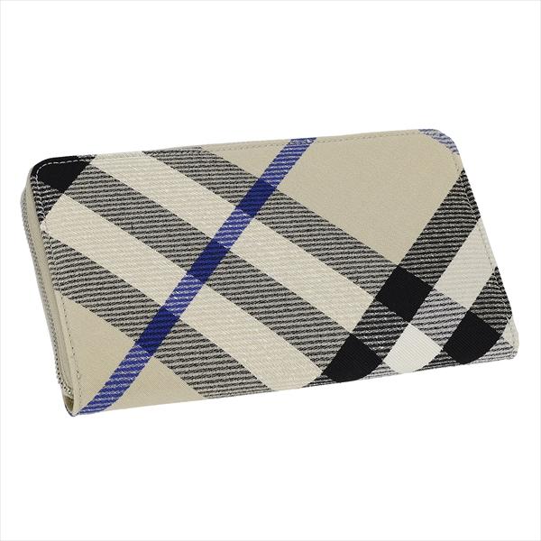バーバリー 長財布（ラウンドファスナー） BURBERRY 8087323   A3888 メンズ  コットン ポリエステル 比較対照価格81,400 円の画像