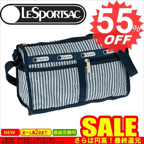 21新作モデル レスポートサック 新柄 ショルダーバッグ Lesportsac Deluxe Shoulder Satchel 7519 D347 Nautical Stripe 見つけた人ラッキー Skylanceronline Com