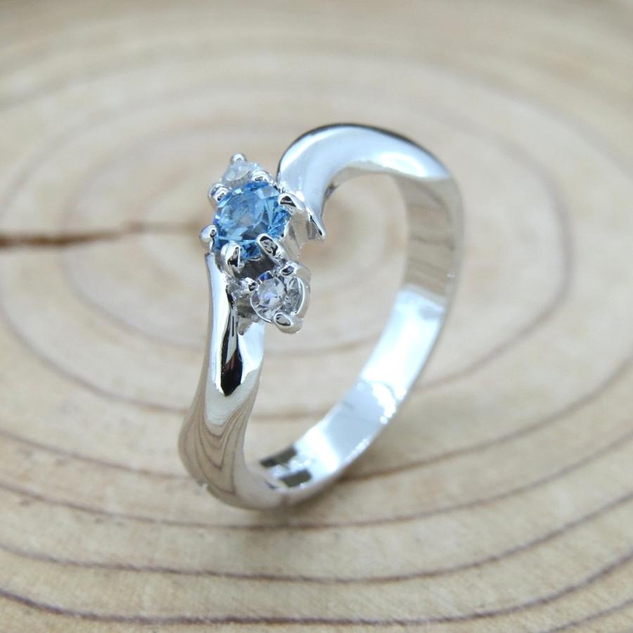 リング クリスタル シルバー クリア ピンク ブルー 9号 11号 13号 15号