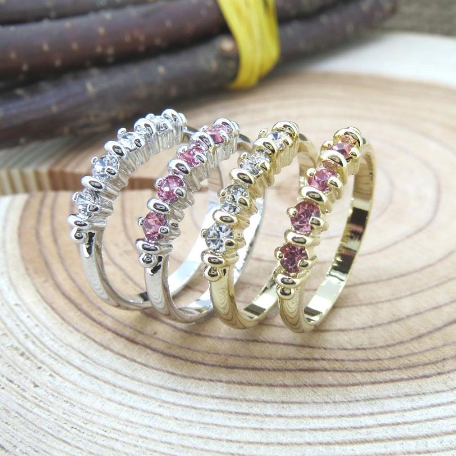 リング クリスタル ジュエリー アクセサリー 指輪 シルバー ゴールド