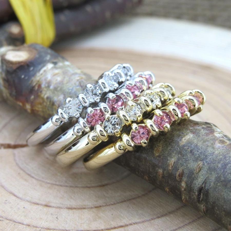 リング クリスタル ジュエリー アクセサリー 指輪 シルバー ゴールド