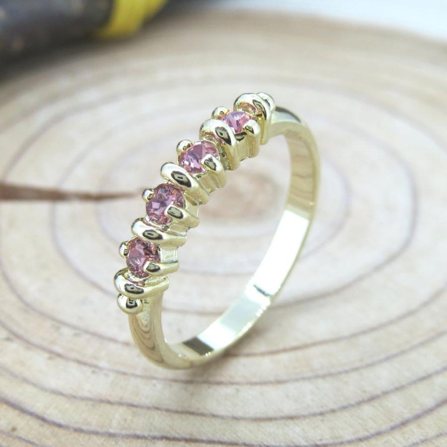 リング クリスタル ジュエリー アクセサリー 指輪 シルバー ゴールド