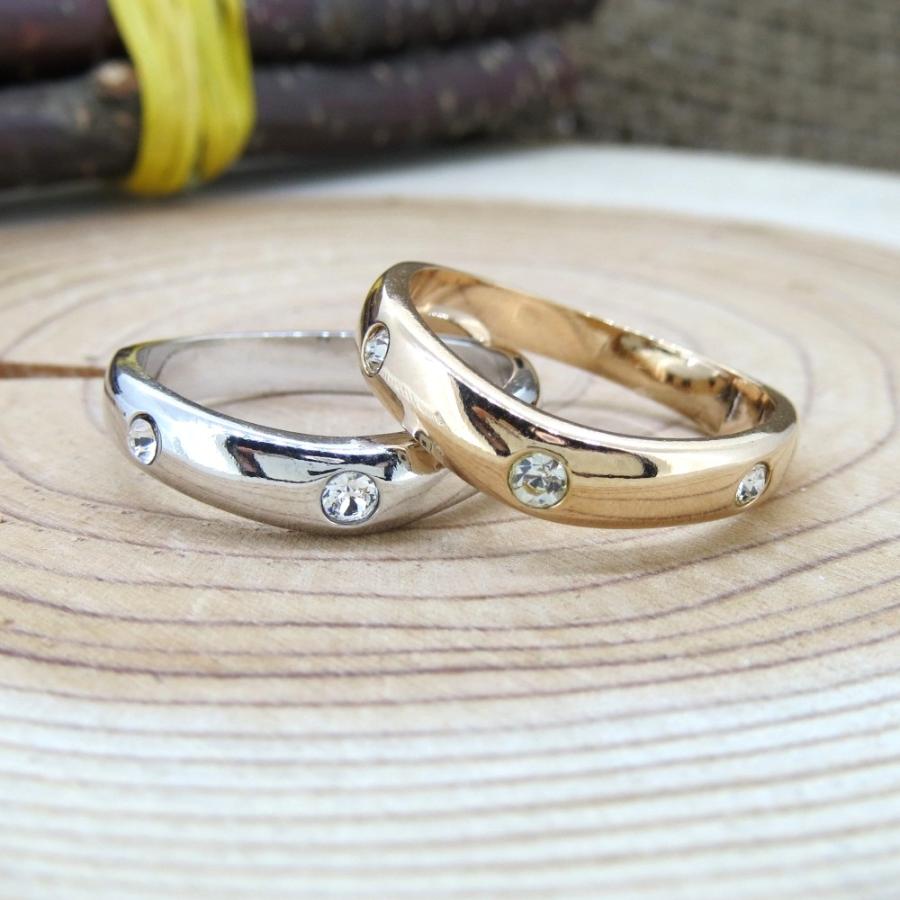 リング クリスタル ジュエリー アクセサリー 指輪 シルバー ピンク