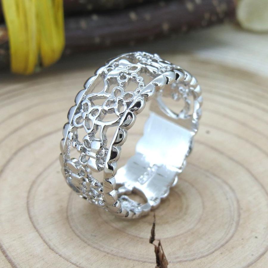 蝶花　リング　silver シルバー 蝶花リングsilver シルバー