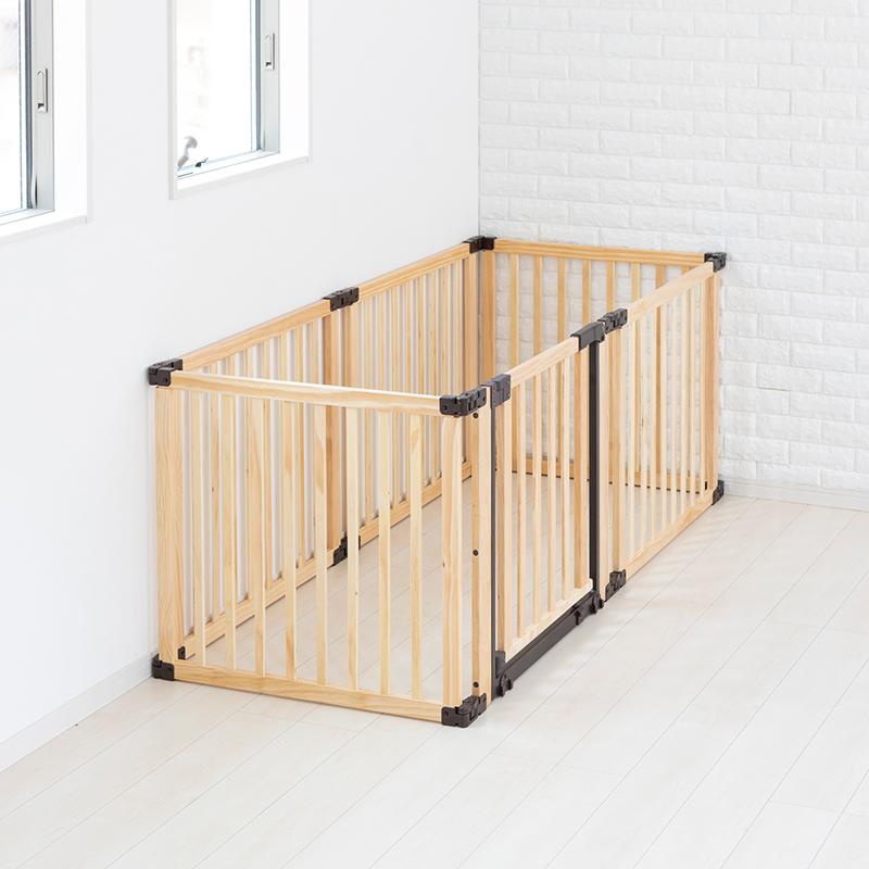 nihonikuji（日本育児） ベビーサークル 折りたたみ たためる木製